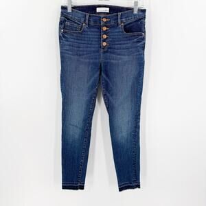 LOFT Dark Blue Skinny Jeans